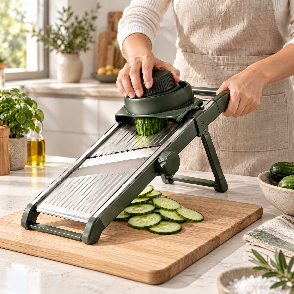 Orvelmont™ Adjustable Mandoline Vegetable Slicer