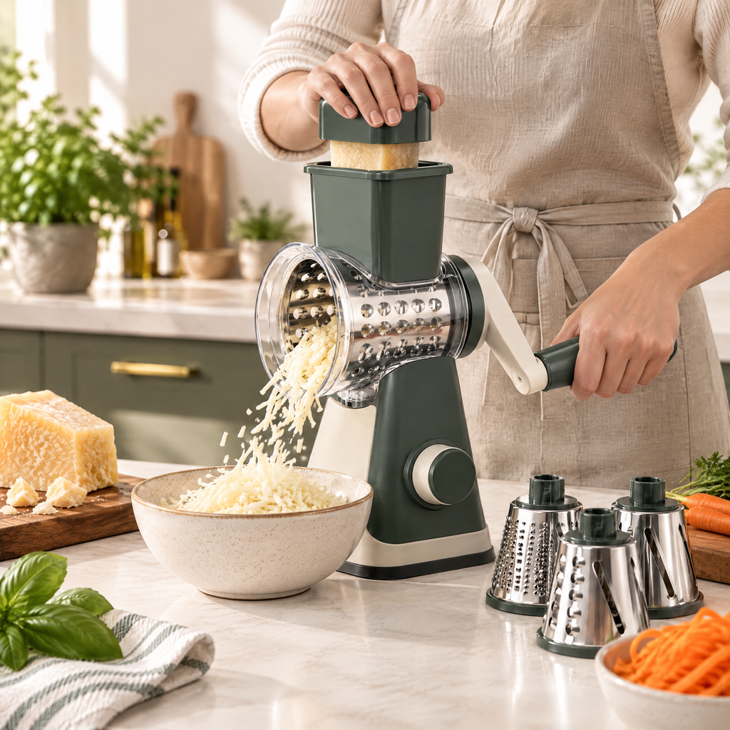 Orvelmont™ Hand-Crank Rotary Kitchen Grater