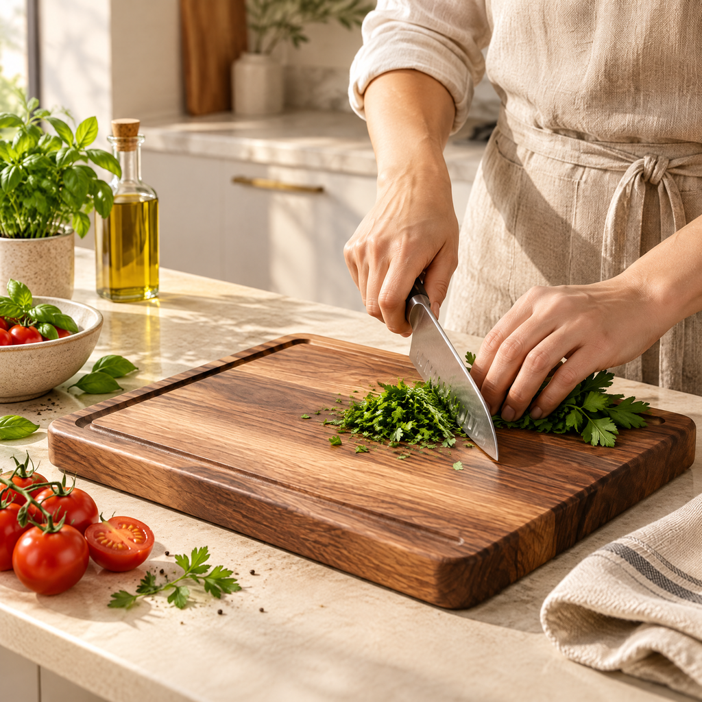 Orvelmont™ Walnut Wood Cutting Board Set