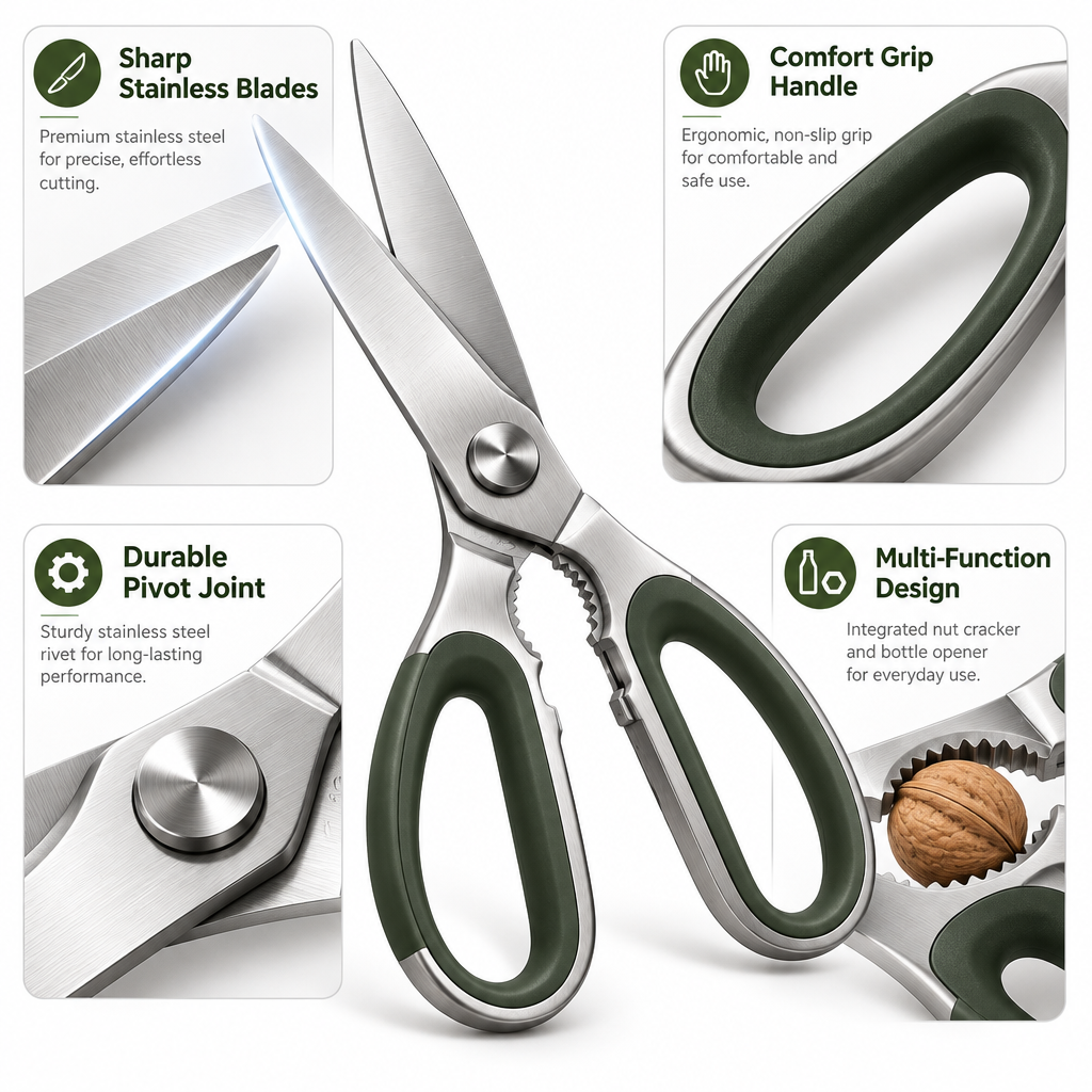 Orvelmont™ Heavy-Duty Multipurpose Kitchen Shears