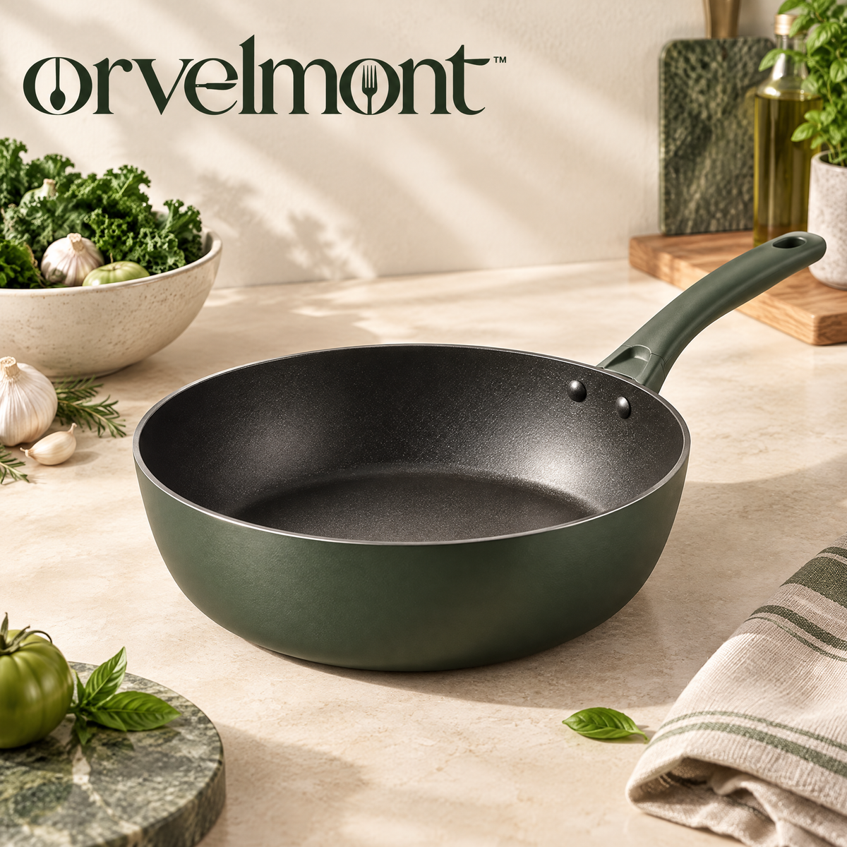 Orvelmont™ Deep Nonstick Sauté Pan
