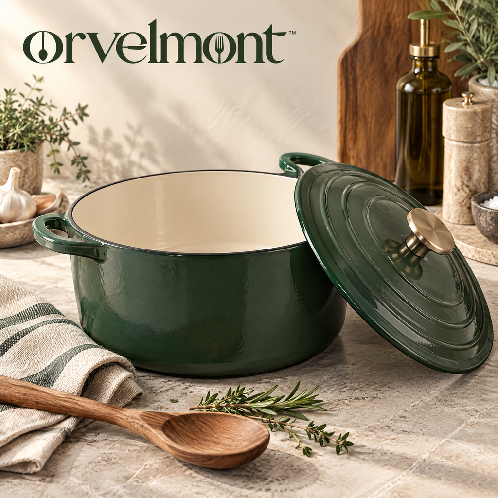 Orvelmont™ Enameled Dutch Oven with Lid