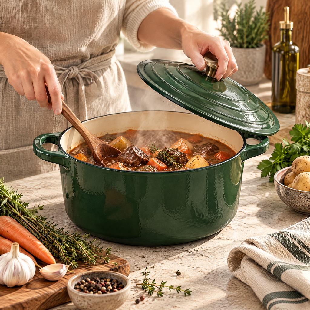 Orvelmont™ Enameled Dutch Oven with Lid