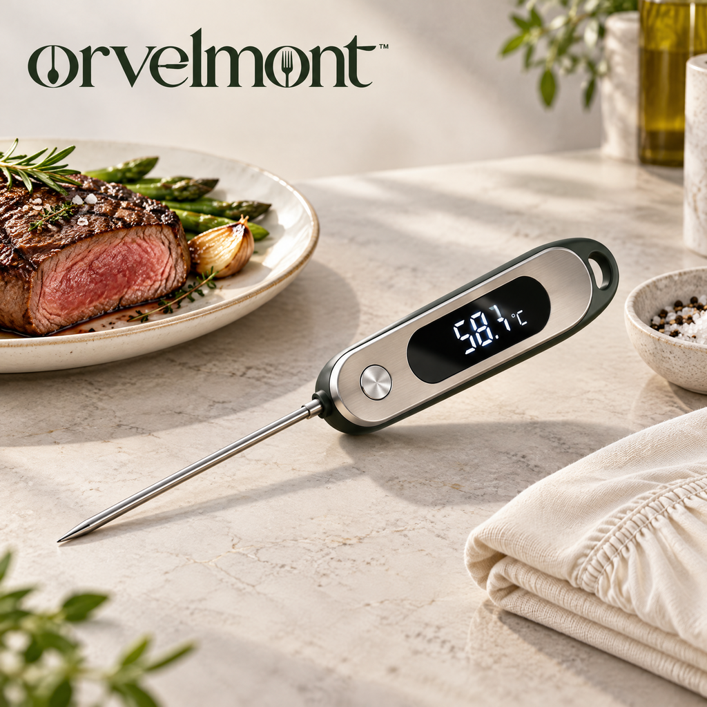 Orvelmont™ Instant-Read Digital Meat Thermometer