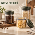 Orvelmont™ Airtight Glass Pantry Canister Set