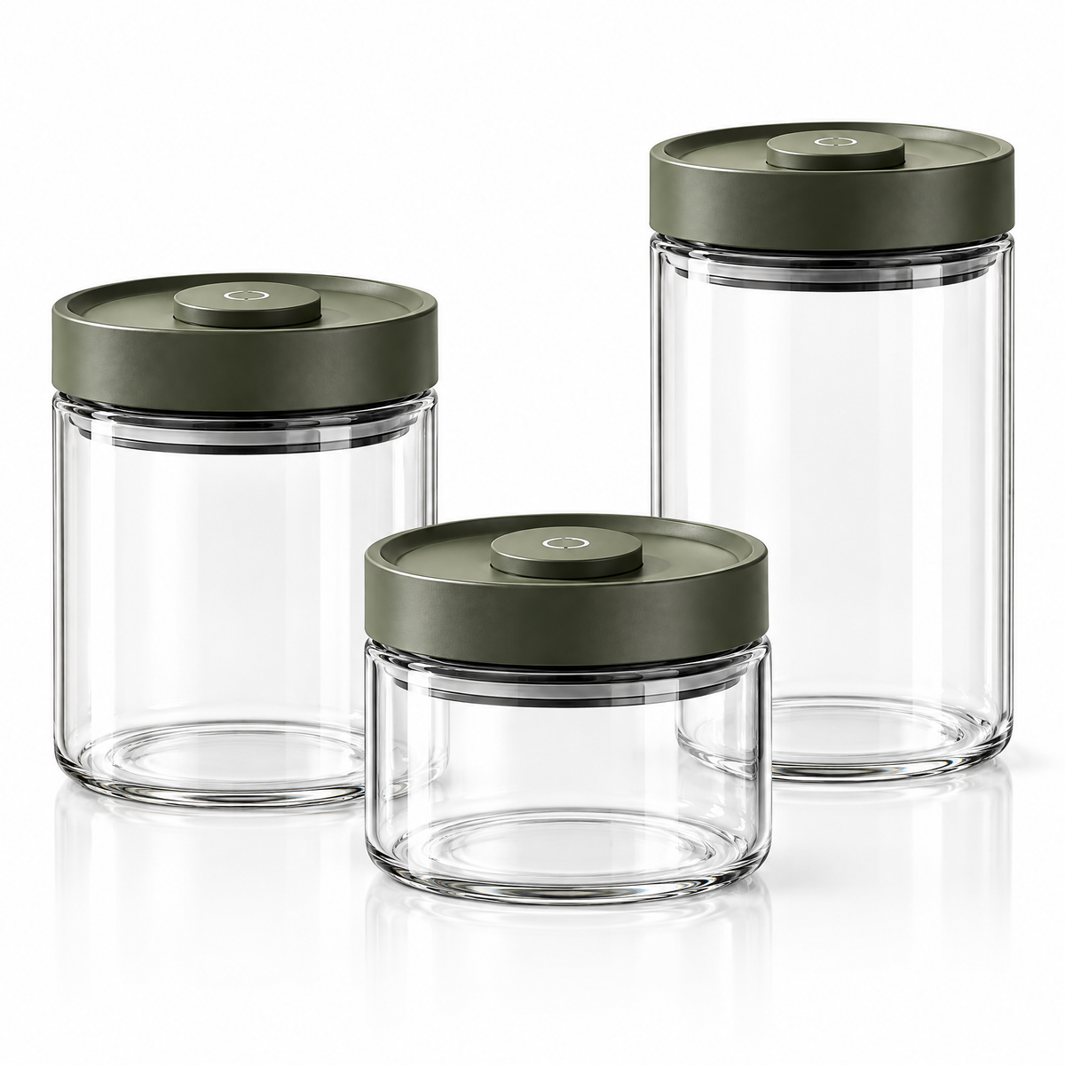 Orvelmont™ Airtight Glass Pantry Canister Set