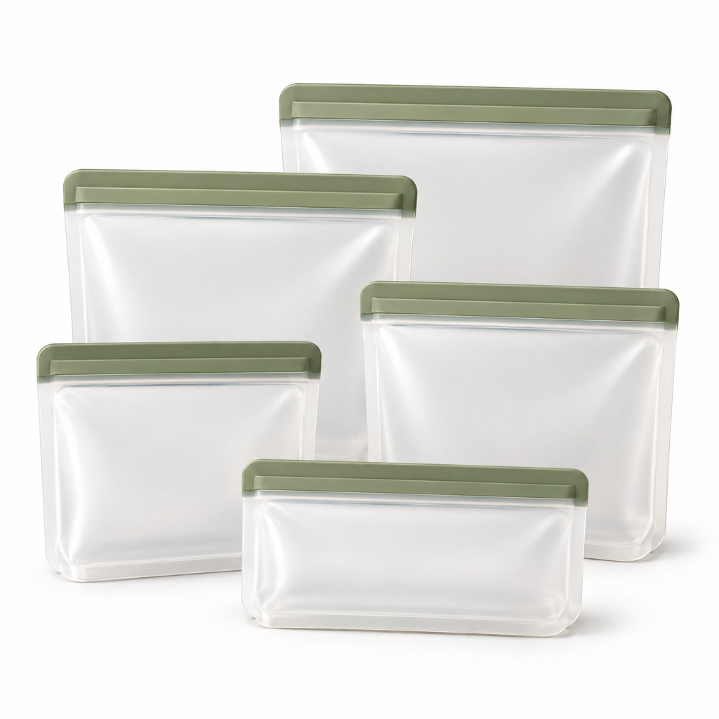 Orvelmont™ Reusable Silicone Food Storage Bag Set