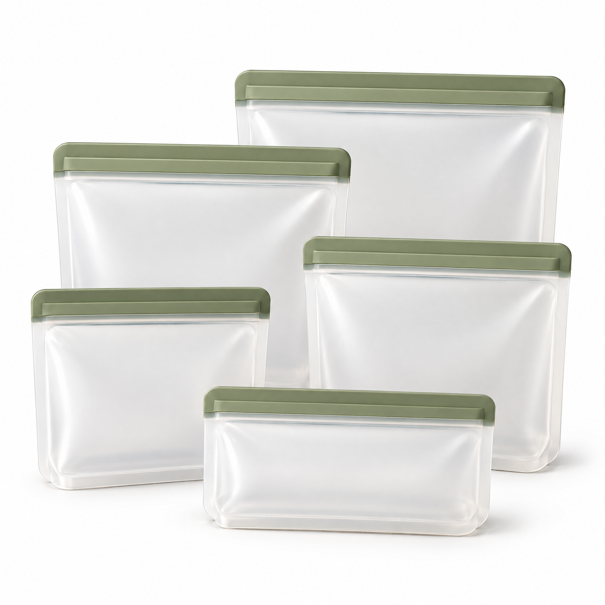 Orvelmont™ Reusable Silicone Food Storage Bag Set
