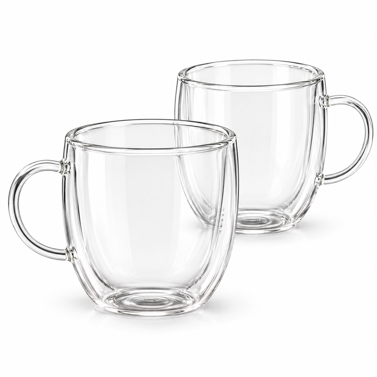 Orvelmont™ Double-Wall Glass Coffee Mug Set