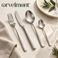 Orvelmont™ Brushed Stainless Steel Flatware Set